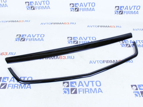 Комплект Сабля на капот и вставка в решетку, черный лак на Лада Приора в интернет-магазине avtofirma63.ru 