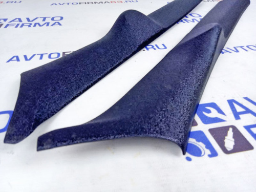 Облицовка стоек под твитер на Лада Приора