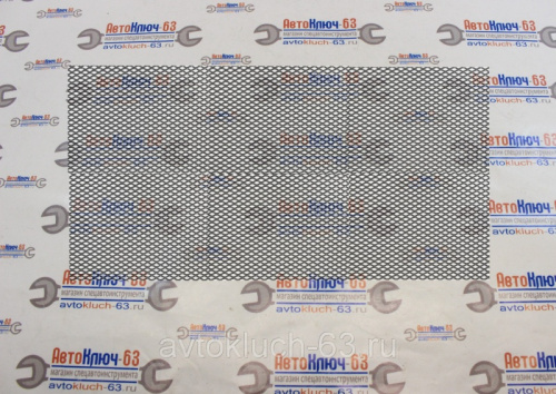 Алюминиевая сетка черная 1200х250 мм, мелкая ячейка (5х10 мм), 1267 в интернет-магазине avtofirma63.ru 