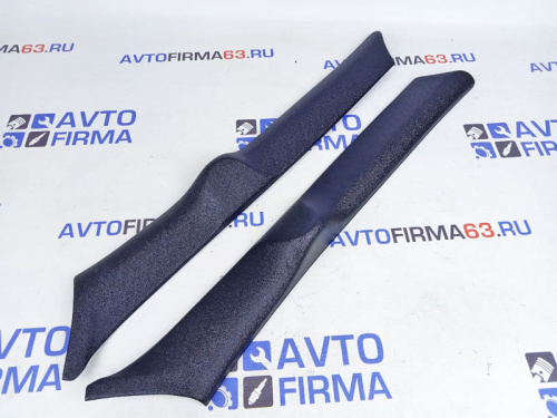 Облицовка стоек под твитер на Лада Приора