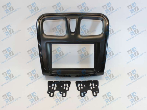 Переходная рамка 2DIN магнитолы Renault Logan 2, Sandero, Duster
