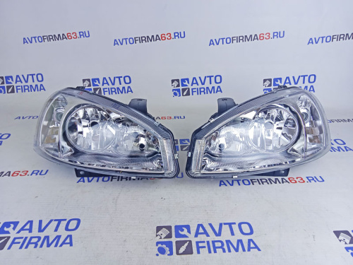 Передние фары под Bosсh для Лада Калина