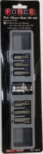 Набор звезд Torx 10 мм 7 предметов F-4074 Force в интернет-магазине avtofirma63.ru 