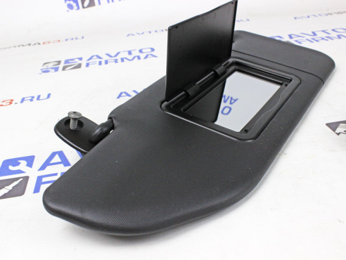 Cолнцезащитные козырьки черные с зеркалом от Веста Спорт на Лада Веста