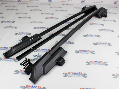Рейлинги с поперечинами Лада Нива усиленные черный муар профиль 1,35 в интернет-магазине avtofirma63.ru 