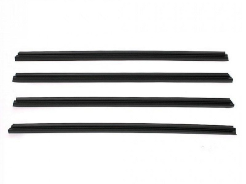 Уплотнитель стекла двери (бархотки) Лада Веста внутренняя без ворса