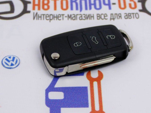 Выкидной ключ замка зажигания для Лада Гранта FL по типу Volkswagen, (3 кнопки) в интернет-магазине avtofirma63.ru 