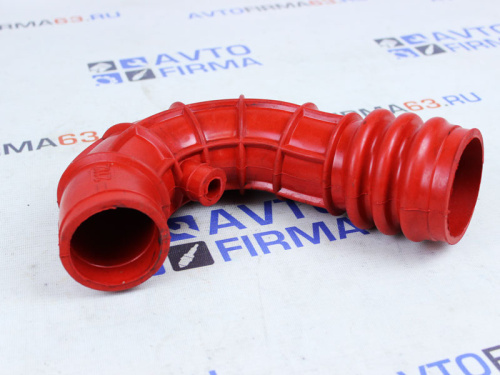 Патрубок воздушного фильтра ВАЗ 2112, красный