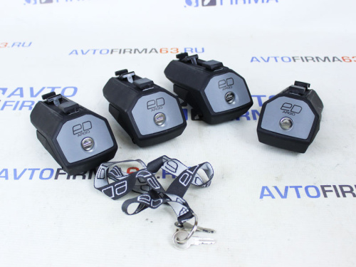 Комплект крепления Евродеталь на рейлинги (с замком) ED2-311 в интернет-магазине avtofirma63.ru 