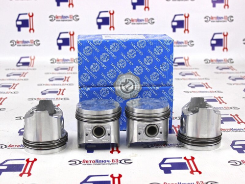 Безвтыковые поршни с кольцами и пальцами для двигателя 21116, 82.5, СТК в интернет-магазине avtofirma63.ru 