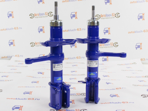 Передние стойки Лада Калина ВАЗ 1118 Demfi Comfort газомасляные под обычную (коническую) пружину в интернет-магазине avtofirma63.ru 