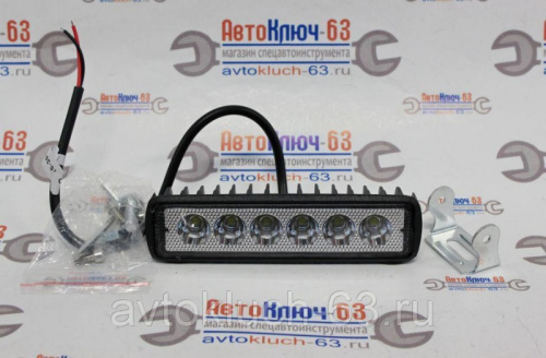 Дополнительная длинная светодиодная фара B2-18W-А дальний свет