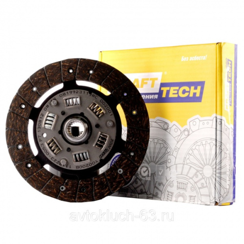 Диск сцепления ведомый на ВАЗ 2110 KraftTech в интернет-магазине avtofirma63.ru 