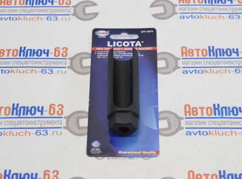 Головка для кислородных датчиков разрезная глубокая 22 мм Licota в интернет-магазине avtofirma63.ru 
