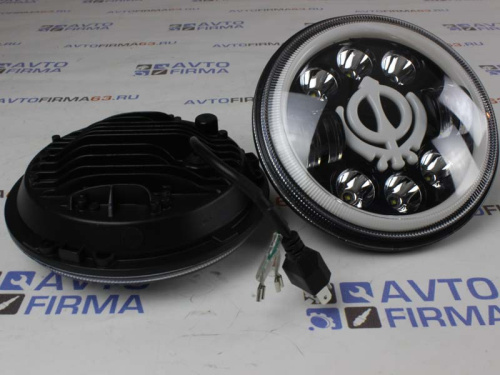 Фары светодиодные Нива, Уаз с встроенными ДХО и повторителями сигнала поворота hp-hld-32-01