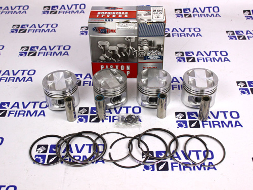 Комплект поршней с пальцами и кольцами 82,0 для двигателя 21124, ТДМК в интернет-магазине avtofirma63.ru 
