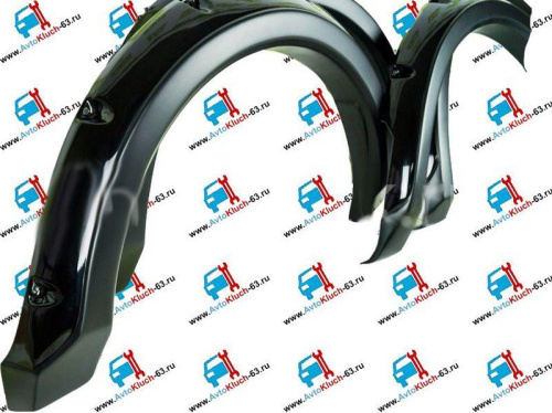 Накладки колесных арок Урбан окрашенные на Лада Нива 4х4 в интернет-магазине avtofirma63.ru 