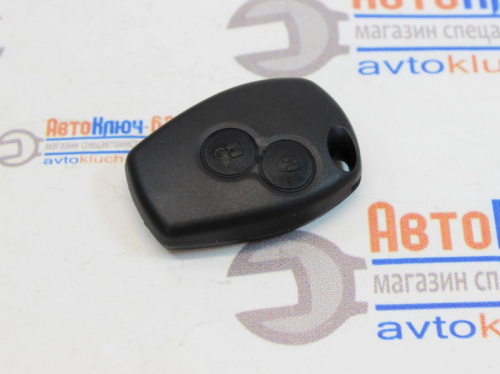 Корпус ключа зажигания Ларгус, Renault (резиновые кнопки) аналог эконом в интернет-магазине avtofirma63.ru 
