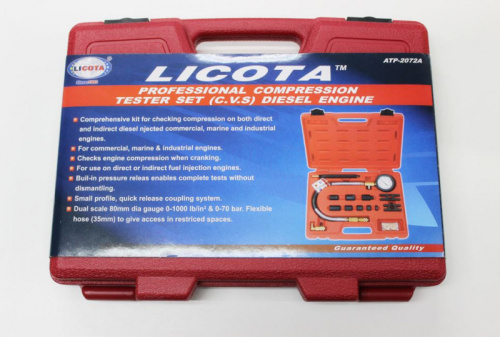 Компрессометр профессиональный дизельный для грузовых автомобилей Licota в интернет-магазине avtofirma63.ru 