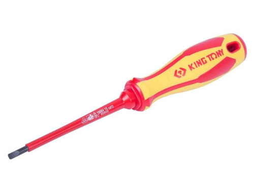 Отвертка шлицевая Slotted 4,0 мм, 100 мм, диэлектрическая KING TONY в интернет-магазине avtofirma63.ru 