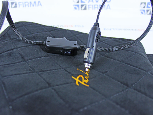 Накидка с подогревом на сиденье автомобиля из Алькантары с подогревом от прикуривателя Pechkin