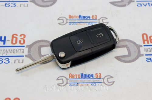 Выкидной ключ замка зажигания для а/м 1117, 2170, 2190, Datsun, 2123, по типу Volkswagen (2 кнопки) в интернет-магазине avtofirma63.ru 