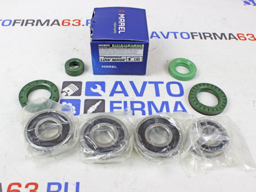 Комплект подшипников КПП Marel с сальниками на ВАЗ 2108-12, Лада Приора, Калина, Гранта, Веста, Икс Рей