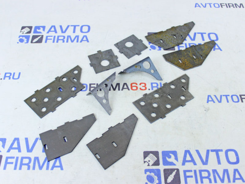 Кронштейны переднего амортизатора, L - 3мм для а/м 2121 на Лада 4x4 Нива