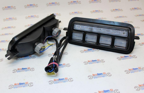 Светодиодные подфарники с ДХО для а/м 2121