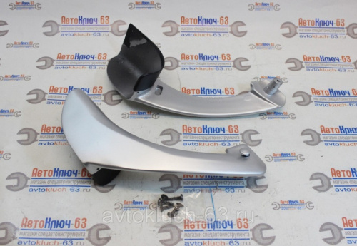 Ручки задних дверей Лада Ларгус CROSS серебристые в интернет-магазине avtofirma63.ru 