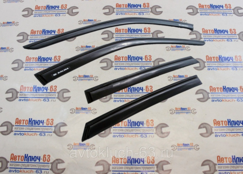 Дефлекторы (ветровики) для окон накладные скотч для а/м 1117-19, Azard в интернет-магазине avtofirma63.ru 