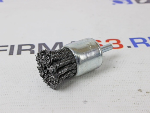 Щетка зачистная для дрели торцевая D-30 мм кисточка-витая АвтоDело в интернет-магазине avtofirma63.ru 