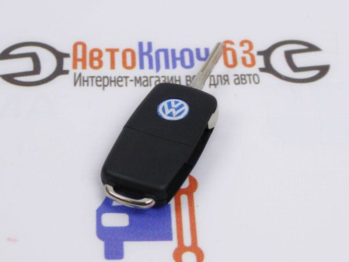 Выкидной ключ замка зажигания для Лада Ларгус, без платы, по типу Volkswagen 3 кнопки в интернет-магазине avtofirma63.ru 
