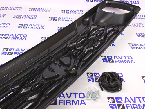 Решетка радиатора «Цепь» матовая со значком Ладья на автомобили 2121 в интернет-магазине avtofirma63.ru 