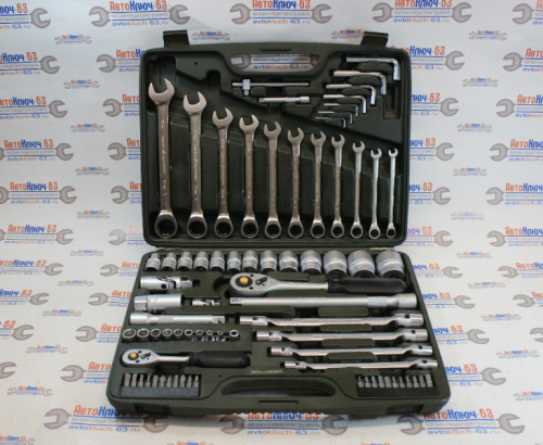 Набор инструмента 77 предметов с трещоточными ключами Дело Техники в интернет-магазине avtofirma63.ru 