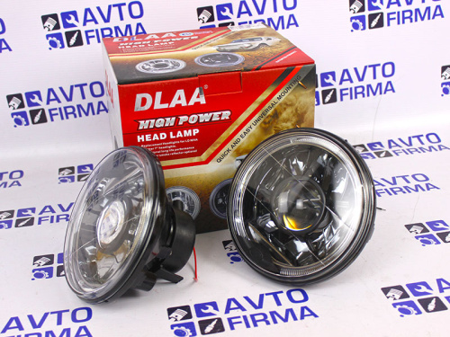 Передние фары на 2121 и УАЗ HL-CV407B, черные