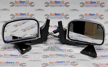 Боковые зеркала для ВАЗ 2104, 2105, 2107 цвет хром YH-3386-M-C-07 в интернет-магазине avtofirma63.ru 