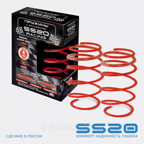 Передние пружины Лада Калина, Калина 2 -50мм SS20 Racing холодной навивки в интернет-магазине avtofirma63.ru 
