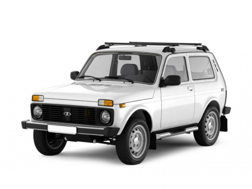 Рейлинги с поперечинами Лада Нива усиленные серебристый муар профиль 1,35 в интернет-магазине avtofirma63.ru 