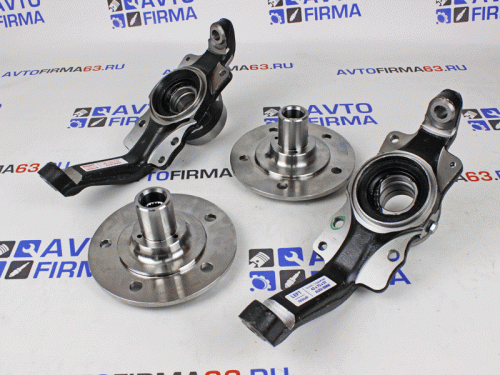 Усиленные нерегулируемые ступицы с кулаками в сборе 2121-2123, 24 шлица на Лада 4x4 Нива