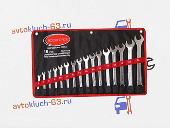 Набор ключей комбинированных 16 предметов 6-24 мм ROCKFORCE в интернет-магазине avtofirma63.ru 