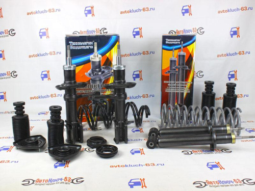 Комплект стоек в сборе на Приора с саморегулирующимся клапаном, Технологии Будущего в интернет-магазине avtofirma63.ru 