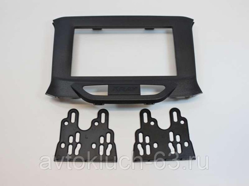 Переходная рамка магнитолы 2DIN Лада Икс Рей с креплениями Переходная рамка магнитолы 2DIN Лада Икс Рей с креплениями