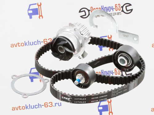 Ремкомплект ГРМ с помпой для 16 клапанных Лада Калина, Гранта, Приора LYNX в интернет-магазине avtofirma63.ru 