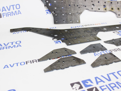 Усилитель переднего лонжерона, L - 3 мм для а/м 2121 на Лада 4x4 Нива