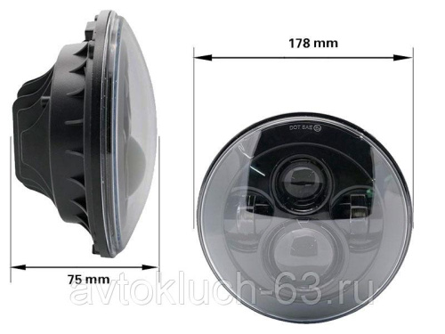 Фары светодиодные для а/м 2121, УАЗ тюнинг JG-S001