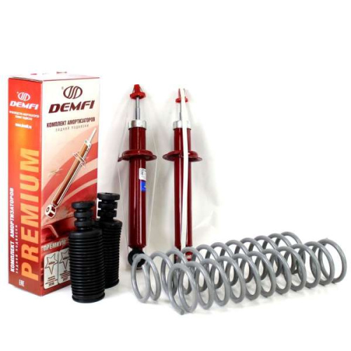 Задние амортизаторы в сборе без занижения для ВАЗ 2170, 2171, 2172 DEMFI Премиум в интернет-магазине avtofirma63.ru 
