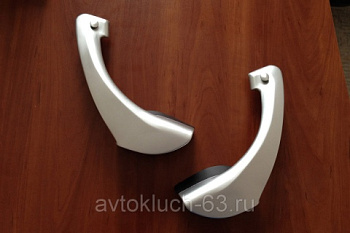 Ручки задних дверей Лада Ларгус серебристые в интернет-магазине avtofirma63.ru 
