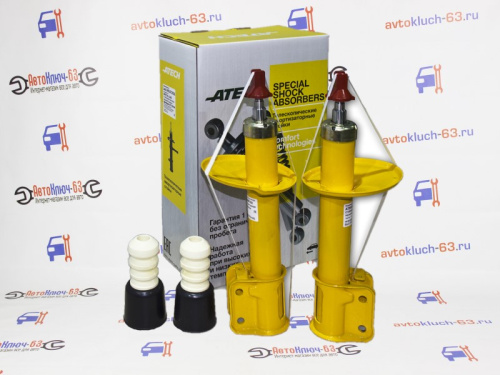 Амортизаторы газомасляные передней подвески Лада Ларгус, Рено Логан-1 ATECH SPECIAL-GAS с отбойниками и пыльниками в интернет-магазине avtofirma63.ru 