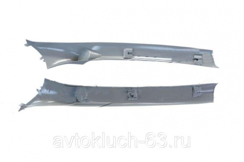 Облицовка стоек под твитер на ВАЗ 2190 Лада Гранта (высокочастотники направлены в салон)